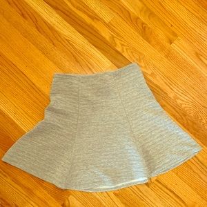 Anthropologie Grey knit skater skirt EUC